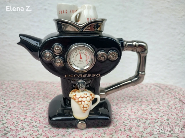 Чайник ретро машина за еспресо за колекционери