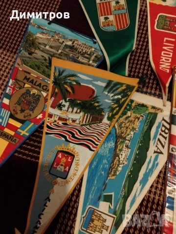 Лот от 9 знаменца от различни държави, снимка 2 - Антикварни и старинни предмети - 54101988