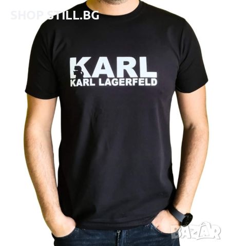 Мъжки тениски KARL LAGERFELD , снимка 2 - Тениски - 46600432