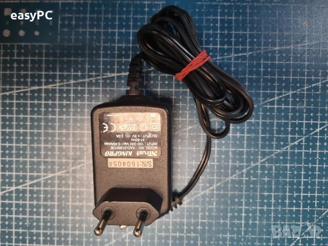 Оригинален захранващ адаптер TRUST KINGPRO KAD-0105012E 5V 2A, снимка 2 - Друга електроника - 50700000
