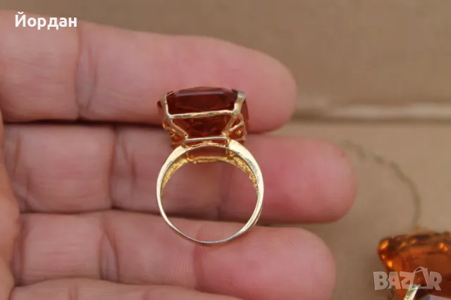 Дамски сребърен пръстен с колие, снимка 17 - Колиета, медальони, синджири - 49771340