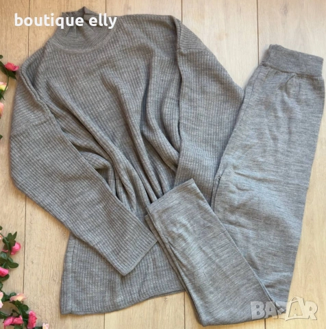 дамски комплект плетиво