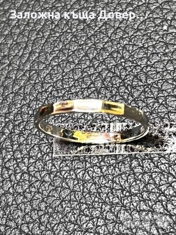 Халка пръстен златни 14 карата 585 бяло залто gold prasten halka , снимка 8 - Пръстени - 46409107