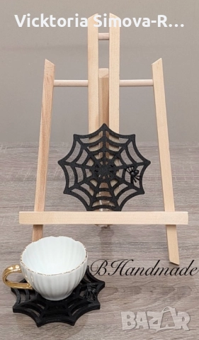 Дървени подложки за кафе, чай и основно ястие, снимка 5 - Прибори за хранене, готвене и сервиране - 47554053