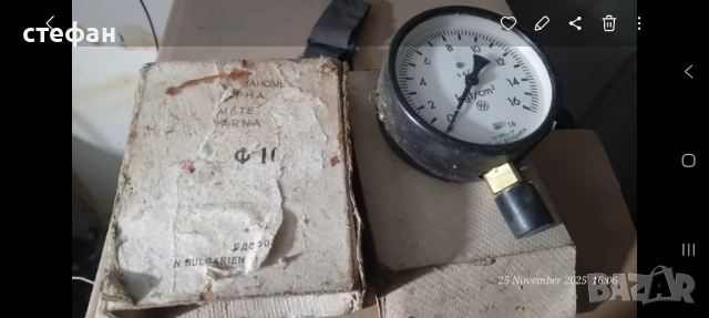манометър ф100 , снимка 2 - Резервни части за машини - 52538227
