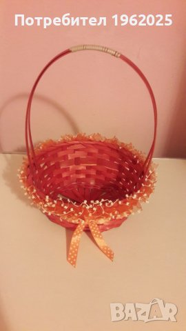 Великденска кошница и панер, снимка 2 - Декорация за дома - 45305679