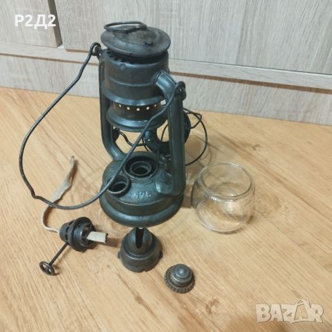 Стар малък газов фенер Feuerhand 175, снимка 4 - Антикварни и старинни предмети - 46243893