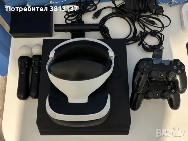 PlayStation 4 Pro с две игри +PlayStation VR, снимка 1 - PlayStation конзоли - 49050582