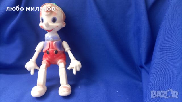 Стара пластмасова кукла Пинокио от комплект с мотор, снимка 1 - Колекции - 46331839
