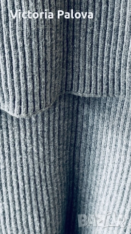 Луксозен плетен шал - тежък, еластичен, стилен, снимка 6 - Шалове - 52978672