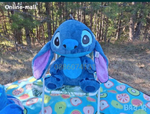 Гигантски Плюшен Стич, Голям Плюшен Стич Stitch, 100см, Плюшена играчка, снимка 2 - Плюшени играчки - 46733945