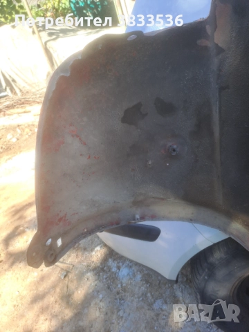 Преден десен калник Оригинален за Vw Golf Mk2 & Jetta Mk2 червен цвят, снимка 10 - Части - 51824845