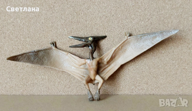 1. Фигурка на птерозавър и птеранодон, размери В8см × Ш14см, снимка 4 - Фигурки - 52405721