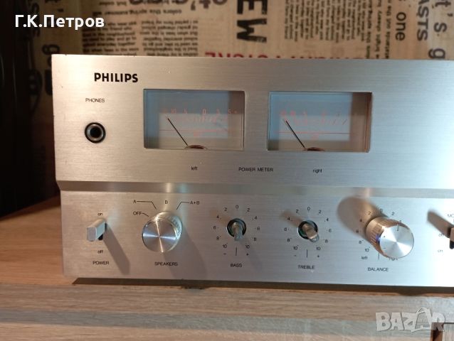 Усилвател "Philips"22AH384, снимка 3 - Ресийвъри, усилватели, смесителни пултове - 46708102