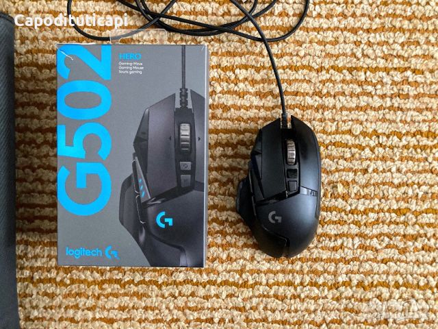 Logitech G502 + Mousepad 