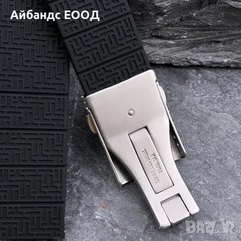 Силиконови каишки за часовник Tissot T-touch, снимка 4 - Каишки за часовници - 49417482