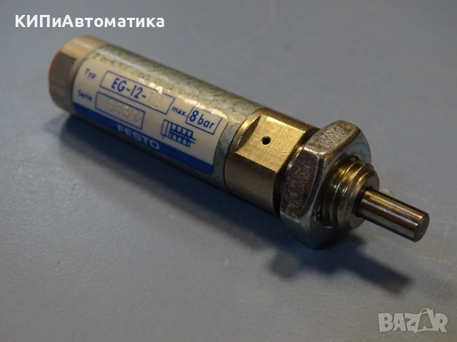 Пневматичен цилиндър Festo EG-12-10 883R pneumatic round cylinder, снимка 4 - Резервни части за машини - 53151600