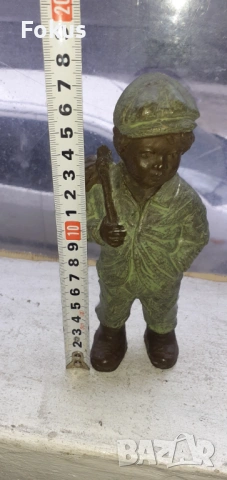 Авторска керамика фигурка момче на Geert Kunen - подписана, снимка 6 - Антикварни и старинни предмети - 53336880