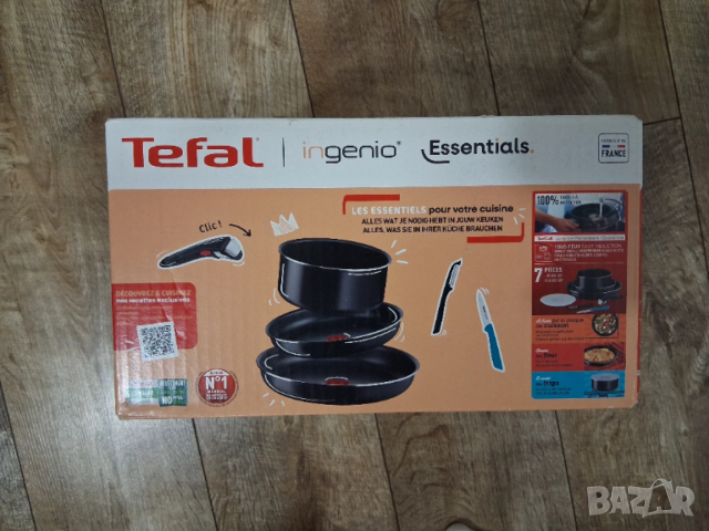 Комплект Tefal Ingenio Essentials 7 части , снимка 4 - Съдове за готвене - 52876184