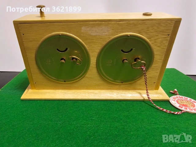 Стар механичен шахматен часовник , снимка 2 - Антикварни и старинни предмети - 53468882