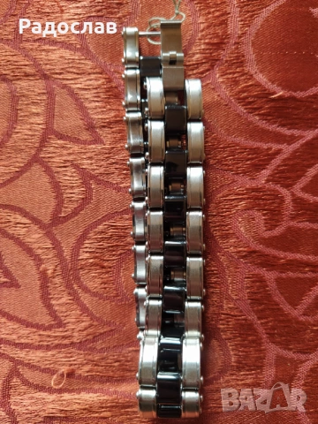 мъжка гривна от медицинска стомана , снимка 3 - Гривни - 53929535