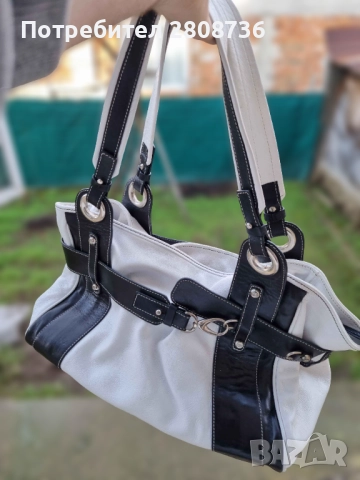 Маркова Италиянска дамска чанта Fabiana от естествена кожа