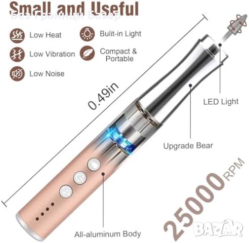 Нова Професионална Безжична Пила за Нокти с USB Зареждане, снимка 5 - Други - 45190711