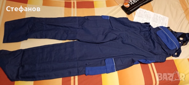 Работен,нов ,мъжки полугащеризон-тъмно син, снимка 4 - Други - 51995840