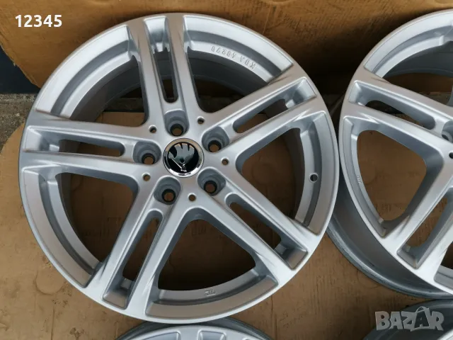 17’’5x112 za skoda 17”5х112 за шкода-№664, снимка 4 - Гуми и джанти - 48486076