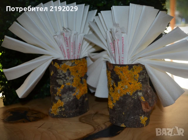 САЛФЕТНИЦИ от натурално дърво, снимка 2 - Аксесоари за кухня - 51412911