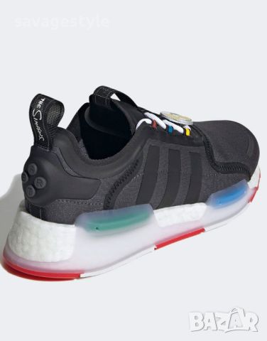 Унисекс Маратонки ADIDAS x The Simpsons Nmd_V3 Shoes Grey/Black, снимка 4 - Маратонки - 46321828