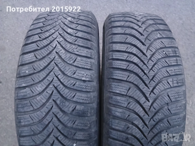 Зимни гуми 15цола Hankook-195/65/15-6.5мм-грайфер 2018година , снимка 4 - Гуми и джанти - 52456489