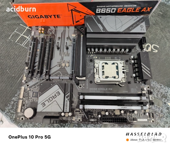 Продавам Ryzen 7 7700 с Gygabyte B650 Eagle AX и 32gb Kingston DDR5