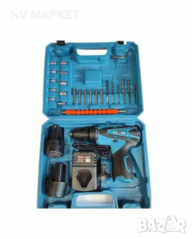 Акумулаторен Винтоверт с две батерии - Комплект, снимка 5 - Винтоверти - 53836677