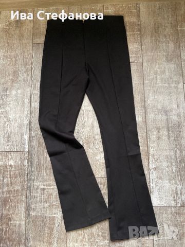 Черен ХЛ размер нов елегантен висока талия официален еластичен панталон Reserved , снимка 6 - Панталони - 45572676