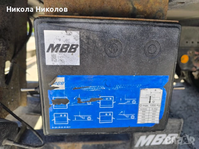 Падащ борд за Ивеко 75 Е 17 алуминиев, работещ, отлично състояние, снимка 2 - Части - 50893055