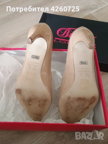 Buffalo London лачени бежови, ток 8см.