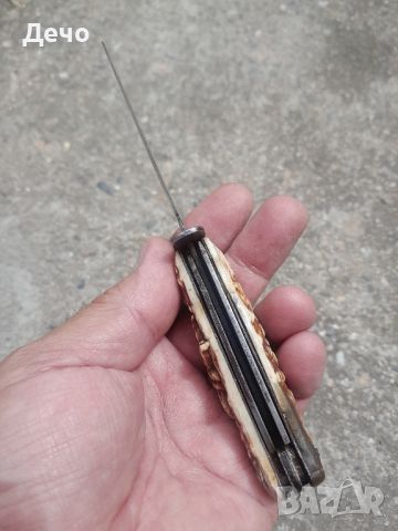 Стар Мултифункционален Туристически джобен ловено-рибарски нож Decora -Solingen, снимка 5 - Антикварни и старинни предмети - 45569394