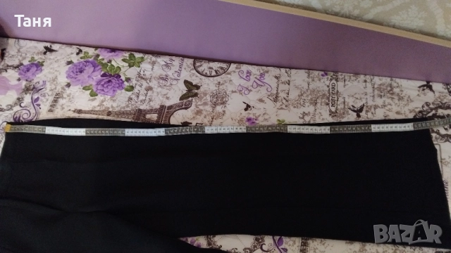 Продавам дамски черен панталон номер 52, снимка 5 - Панталони - 52051903