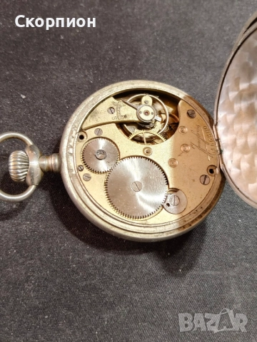 Джобен часовник - JUNGHANS - ГЕРМАНИЯ - 15 РУБИНА - ПРОМОЦИЯ, снимка 7 - Джобни - 49965271