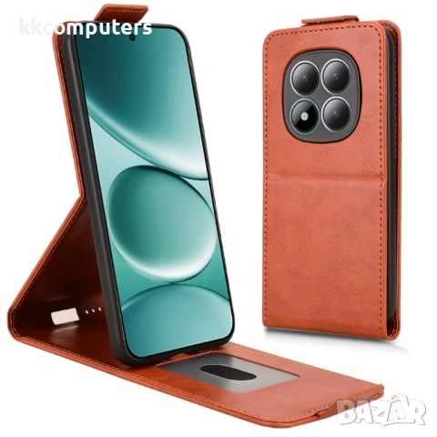 Вертикален Кожен Калъф за Xiaomi Redmi Note 15 Pro 5G - Флип, Магнитен, Стойка, Слот за Карта, 4 цвя, снимка 4 - Калъфи, кейсове - 53781538