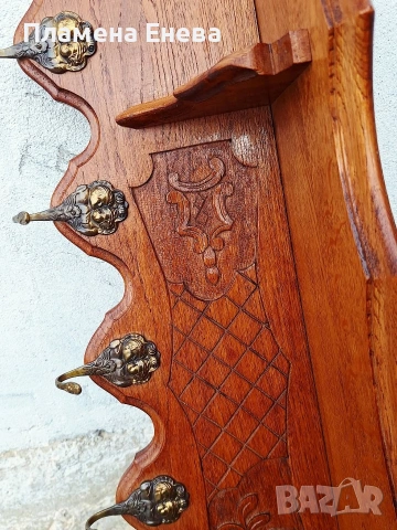 Масивни стенни закачалки/ лавици, снимка 4 - Закачалки - 54025610