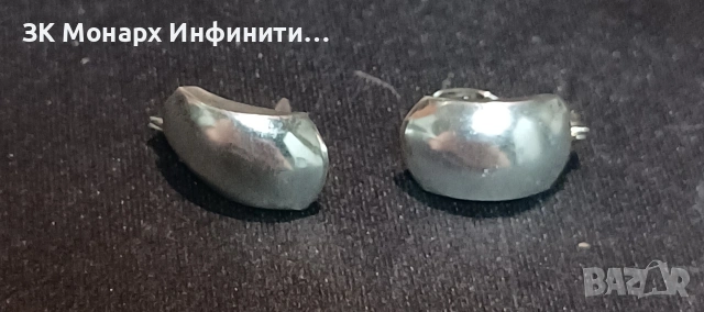 сребърни обеци 