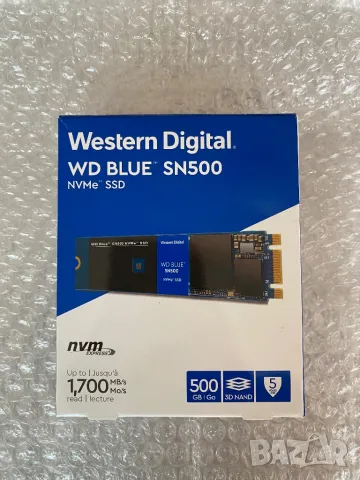 SSD NVME Western Digital 500GB, снимка 3 - Твърди дискове - 49462554