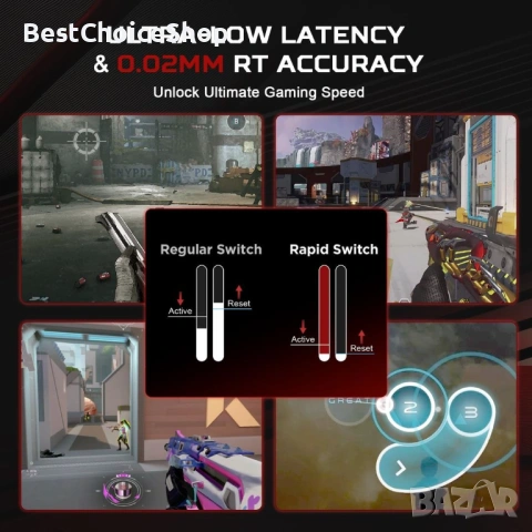 професионална геймърска механична клавиатура MAD 60 HE RGB , снимка 13 - Клавиатури и мишки - 53353347