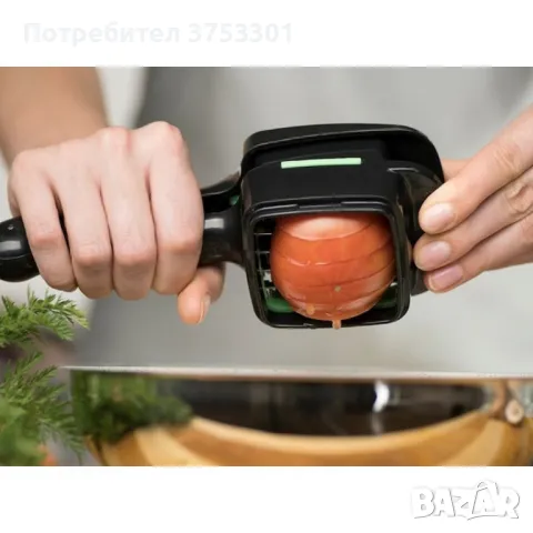 Мултифункционално ренде за плодове и зеленчуци 5 в 1 Genius Nicer Dicer, снимка 3 - Други - 48915306