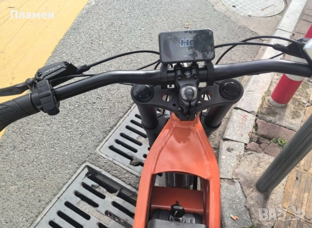 НОВО!! Електрически велосипед Hezzo D5 3000W 60V/30Ah 70 км. ч. , снимка 7 - Велосипеди - 52051808