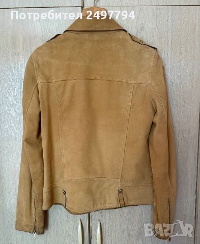 Кожено яке Massimo Dutti, снимка 2 - Якета - 46753501