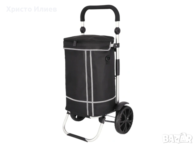 Количка за пазар Пазарска количка с регулируема по височина мека дръжка, снимка 7 - Други стоки за дома - 53822541
