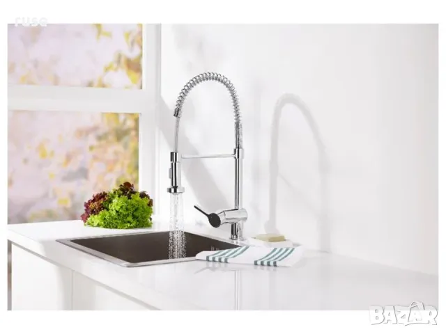 НОВ! Кухненски смесител с изтеглящ се душ XXL, снимка 4 - Смесители - 49786253
